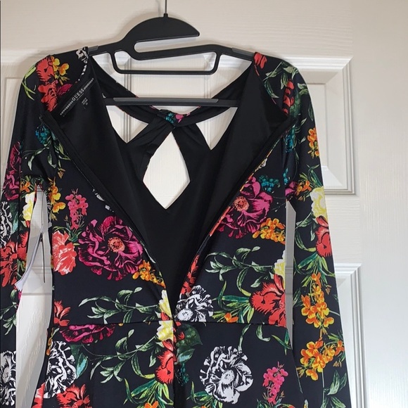 GUESS Floral Black Jumpsuit - Picture 13 of 13